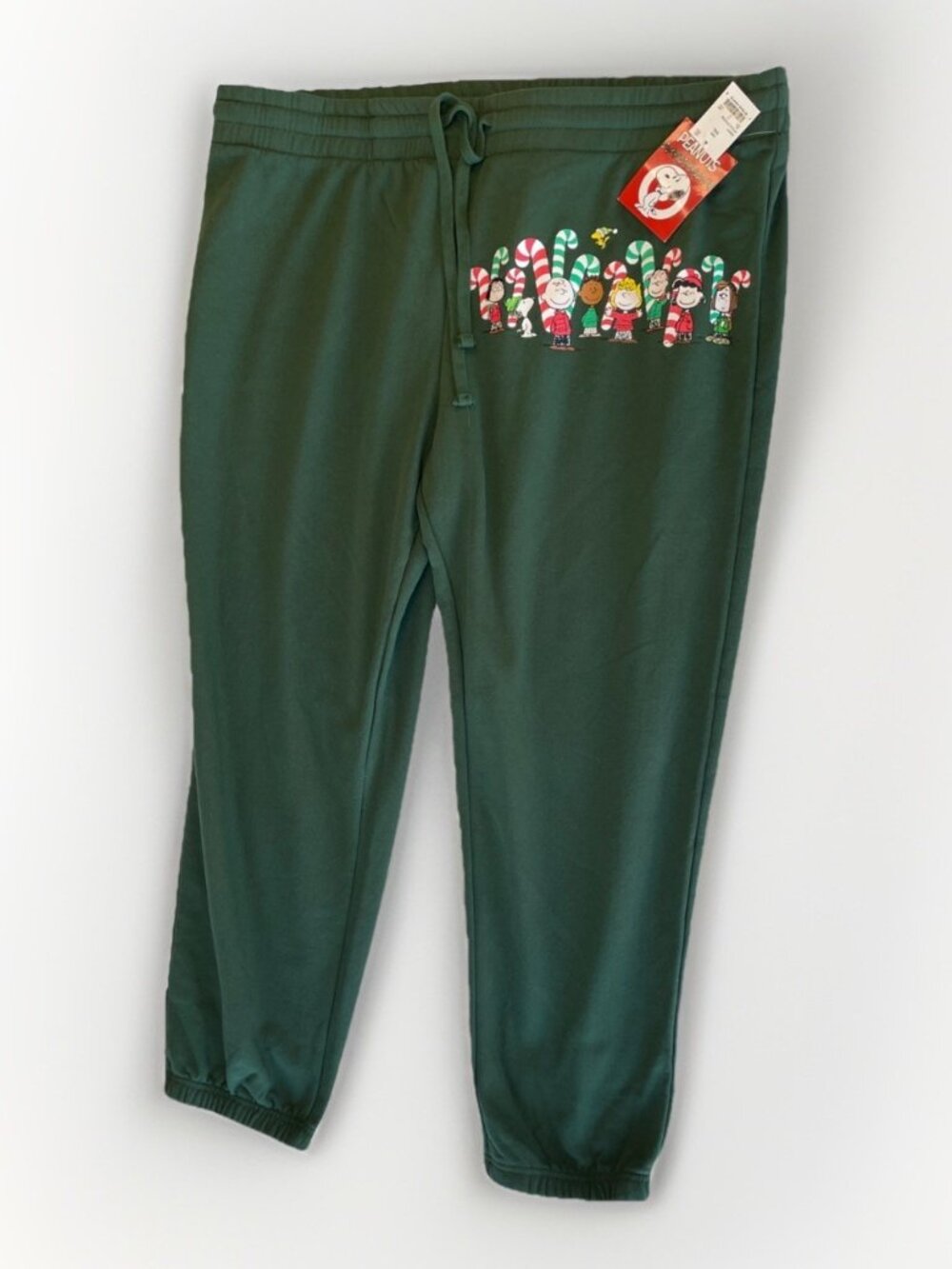 Peanuts Snoopy christmas Pull On Pants joggers Size XXL